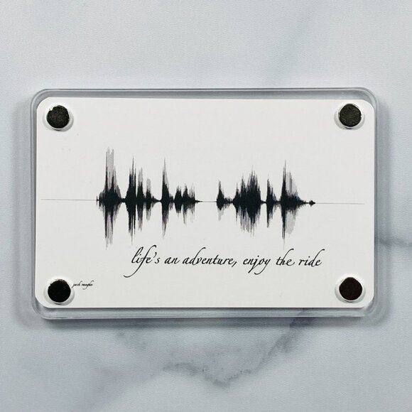 Life's An Adventure, Enjoy The Ride Soundwave Magnet - Picture 1 of 6